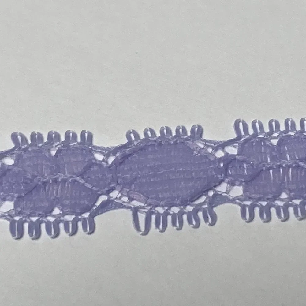 Purple Petite Lace Trim 12 Rolls Offray Crafts Scrapbook Card Making Gift 7/16